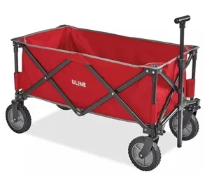 IOB Uline Utility Quad Folding Wagon S-21433