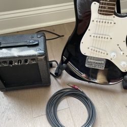 Squire Guitar (Jr) Amp and Cord.  - Starter Kit