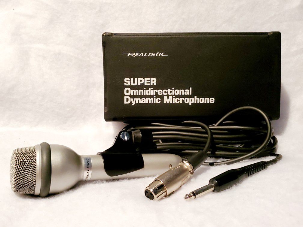 Realistic Super Omnidirectional Dynamic Microphone