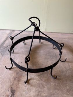 Wrought Iron Kitchen Hooks 26”x26”x10”