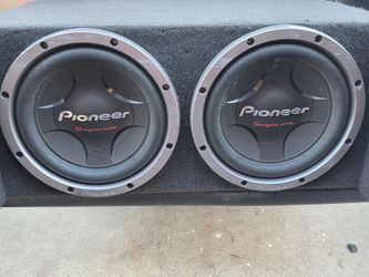 Pioneer 12" Subwoofers in Box