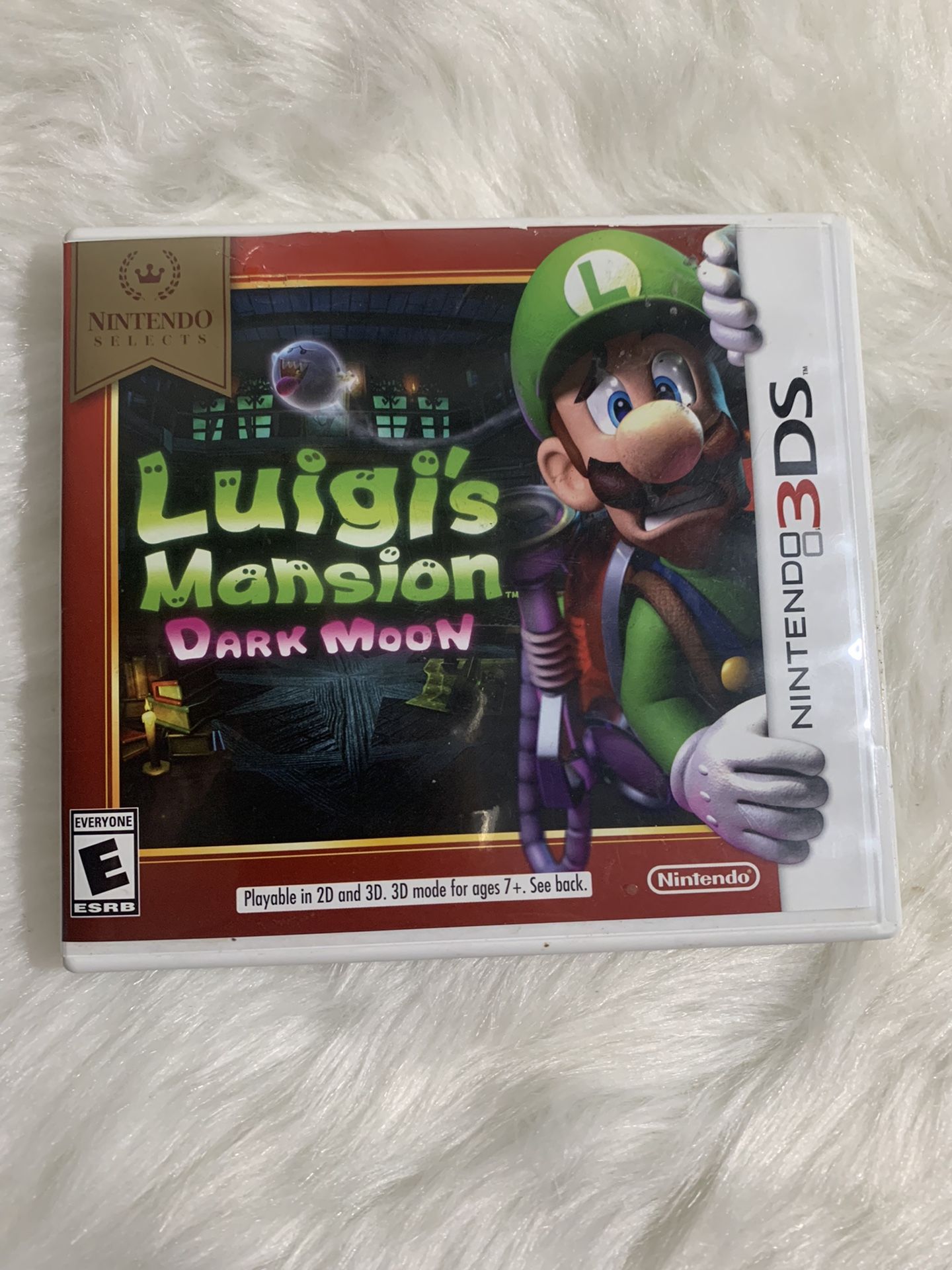 Luigi Mansion : Dark Moon Nintendo 3Ds Game 