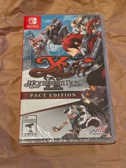 Ys IX: Monstrum Nox Pact Edition for Nintendo Switch (BRAND NEW)