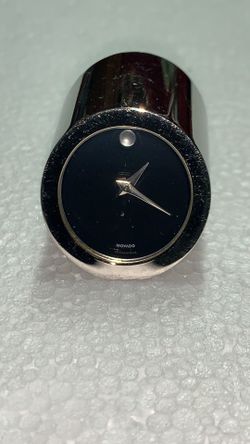 Movado desk or table chrome timepiece