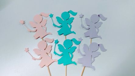 Fairy cupcake toppers