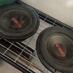 Orion 10” Old School Woofers 
