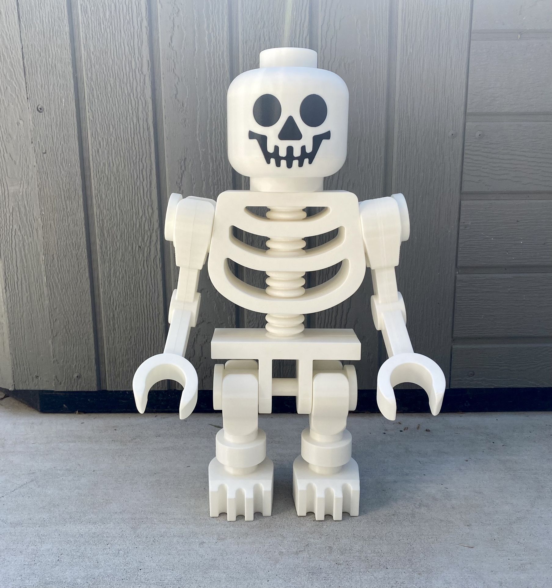 Giant 20” Tall LEGO SKELETON Halloween Figure Pirate Castle Ghost Zombie