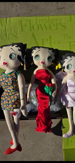 Vintage  Betty Poop Collection dolls lot  (4)