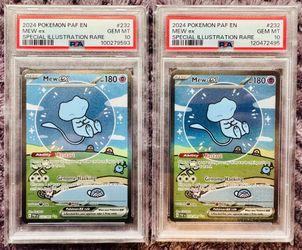 Mew SIR - 2024 Pokemon Paldean Fates - Special Illustration Rare - PSA 10 Gem Mint