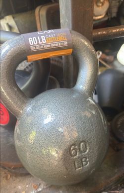NEW  60 LB.  KETTLEBELL
