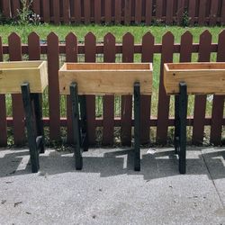 Tall Cedar Planter Boxes