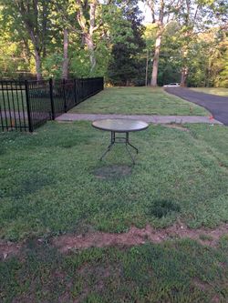 Nice Outdoor Table Tempered Glass Top