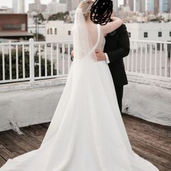 Cathedral Veil With Pearls From BHLDN