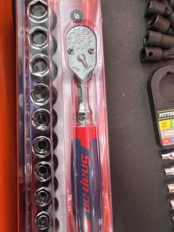 Snap on 250th anniversary ratchet and mid length socket set