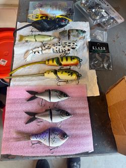 Swimbaits , wakebaits, Rods