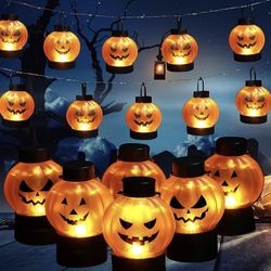 12 Pumpkin Lantern, Tea Lights