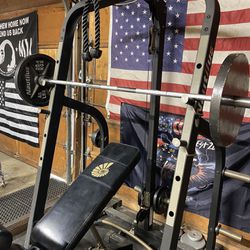 Nautilus Weight Bench & Cable Machine All In One 