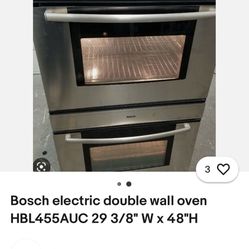 bosch double oven