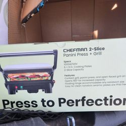 Chefman 2 slice panini press