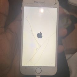 Broken IPhone 6s.. Bad Battery Terrible Condition