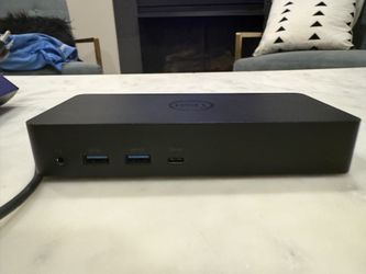 Barely Used Dell D6000 Docking Station & USBC to USB Adapter