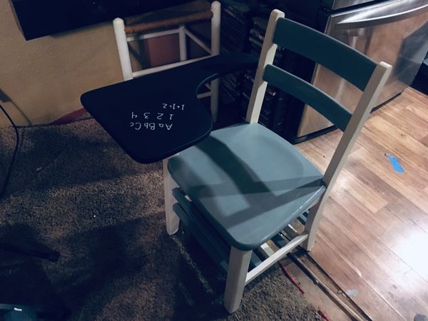 Retro Hand Painted School Desk For Sale In Columbia Mo Offerup