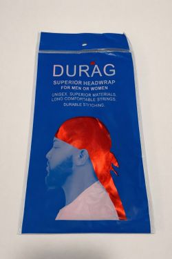 Silky Red Durag – Wave Cap / Head Wrap (Brand New)