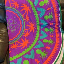 Large Round Beach Towel