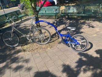 Bike trailer ride along