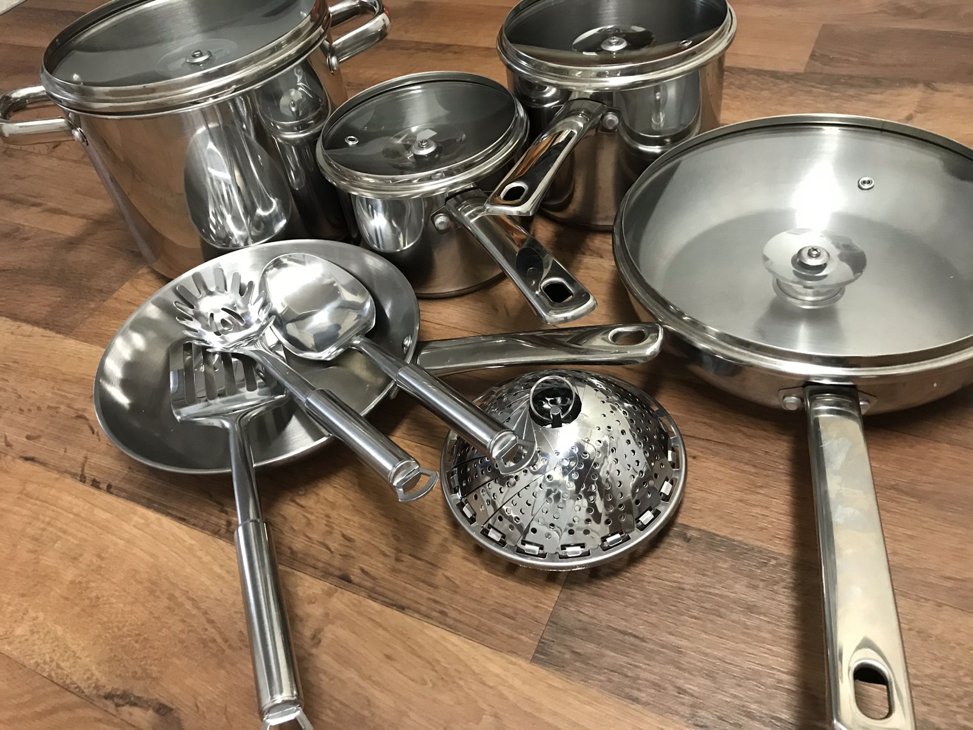 13 pc stainless steel macys set