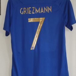 Nike Mens JERSEY'S France FFF Centenaire Jerseys Mailot Griezmann size Large No Trade 
