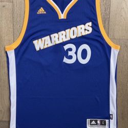 Steph Curry 2016-2017 Golden State Warriors Road Jersey Authentic Adidas Sz L