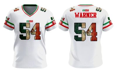 Warner #54 Mexico Edition custom Jersey