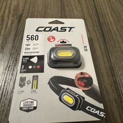 Coast Headlamp 560 Lumens (rechargeable)