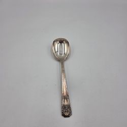 Wallace Classic Harmony House Filigree Silverplate Soup Spoon 1937 Silverware