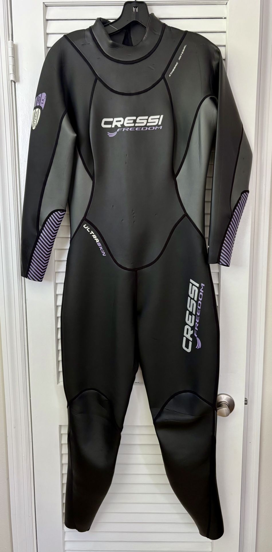 Cressi Freedom Black Wetsuit Size L Ladies