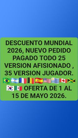 Camisas de Mundial de Seleccion Nacinales Descuento