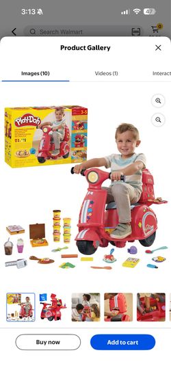 Playdoh scooter and accessories