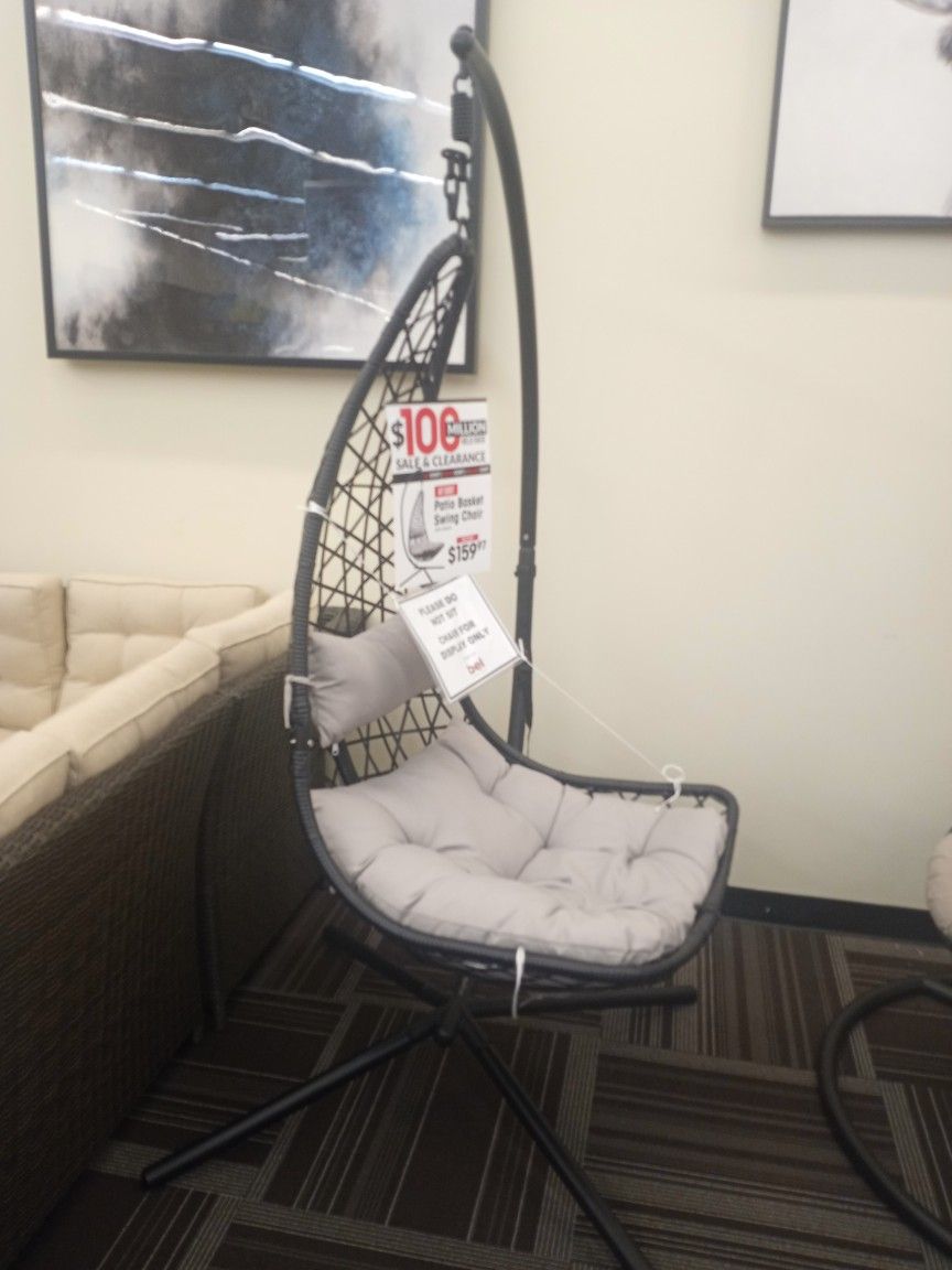 Patio Basket Swing Chair