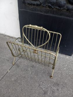Vintage Magazine Holder
