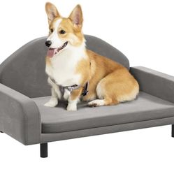 PawHut Dog Pet Gray Couch ~ NEW in The Box