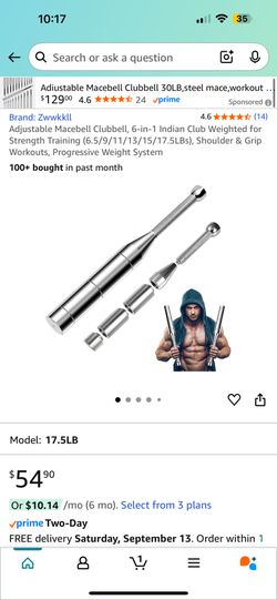 Adjustable Macebell Clubbell