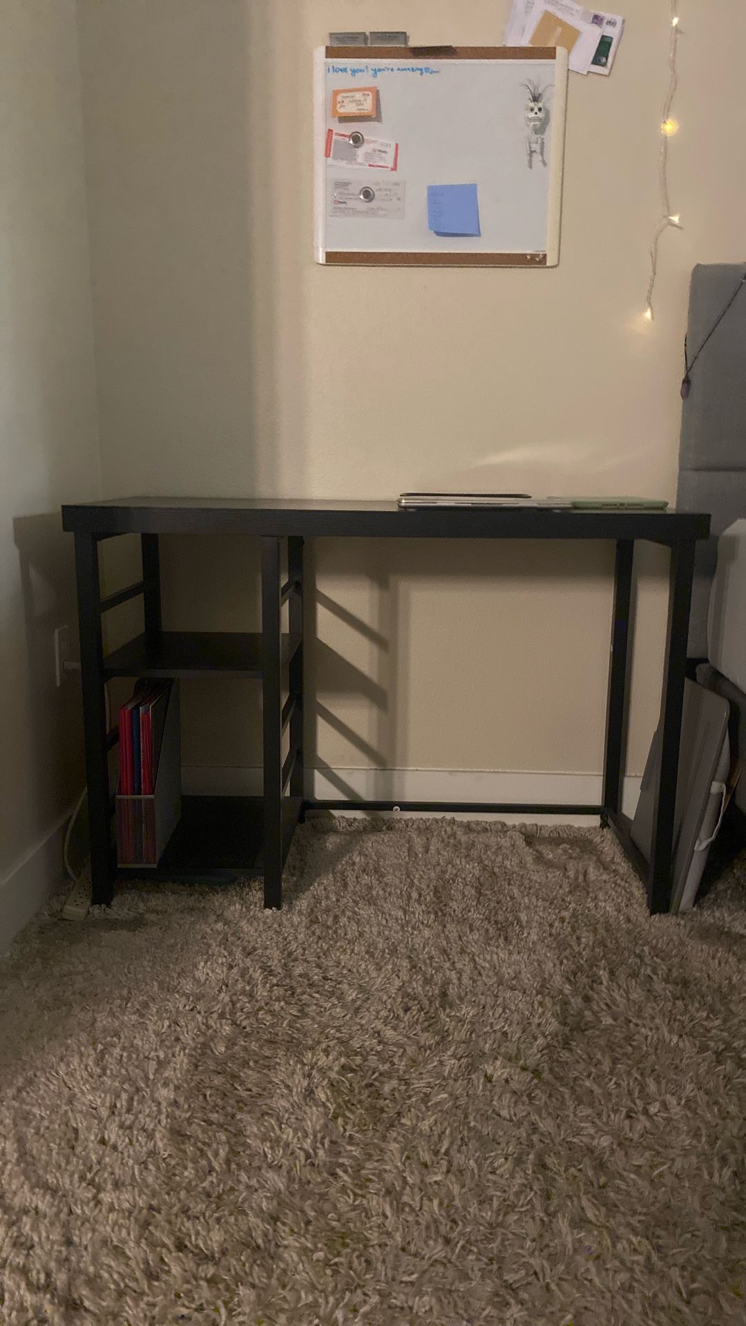 MUST GO BY WEDNESDAY - Black Wood Desk