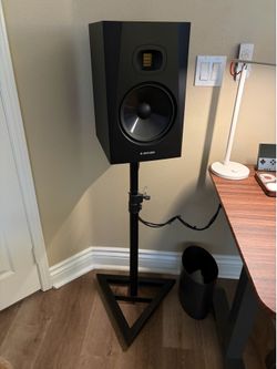 Adam Audio TV8 Powered Studio Monitors (Pair) with stands