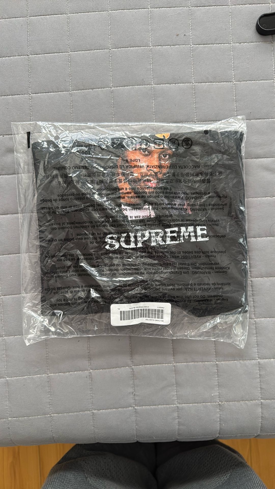 Supreme Wu-Tang Rza Tee Shirt xL 