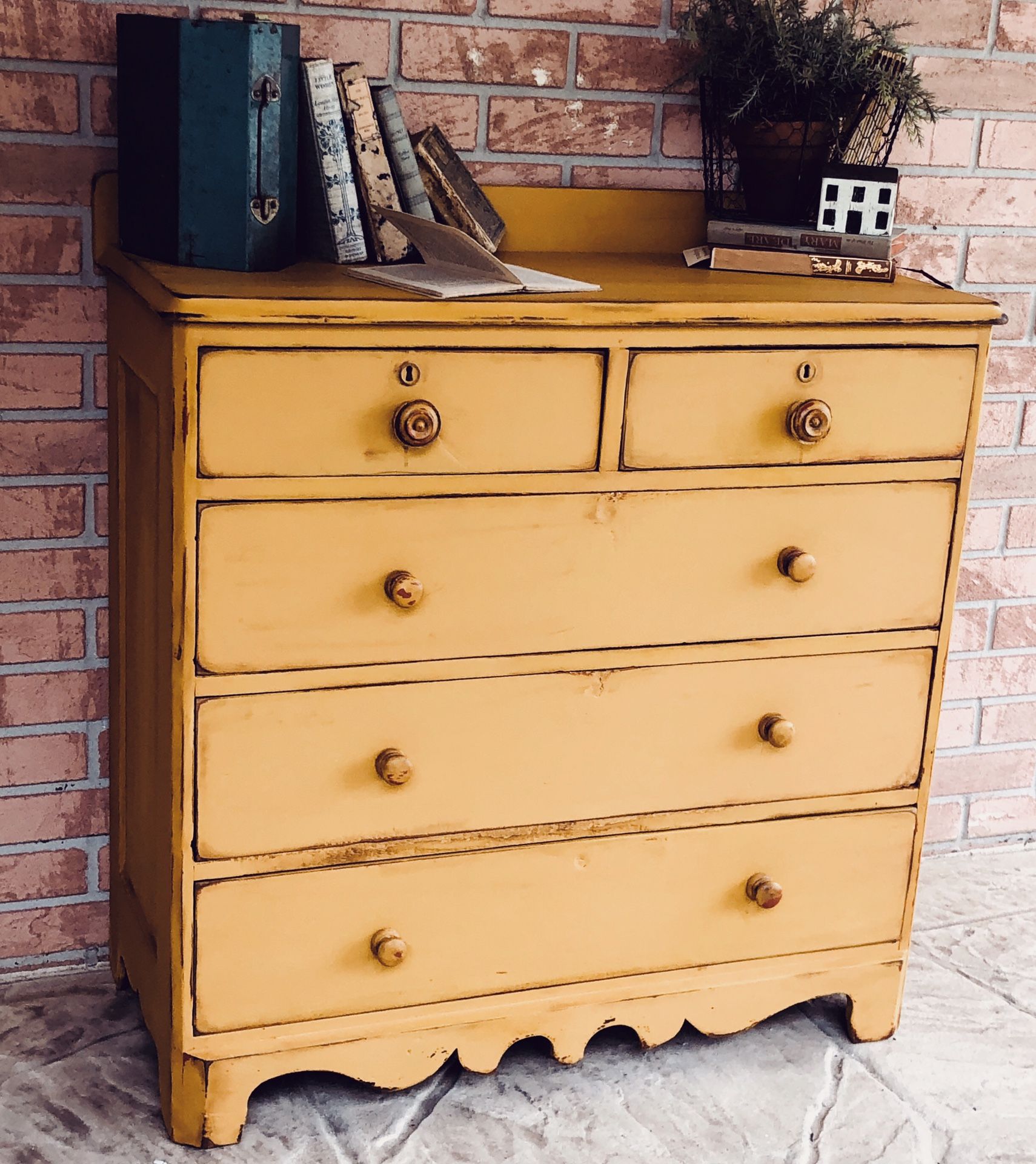 Antique primitive dresser