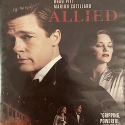 ALLIED (DVD-2016) Brad Pitt + Marion Cotillard!