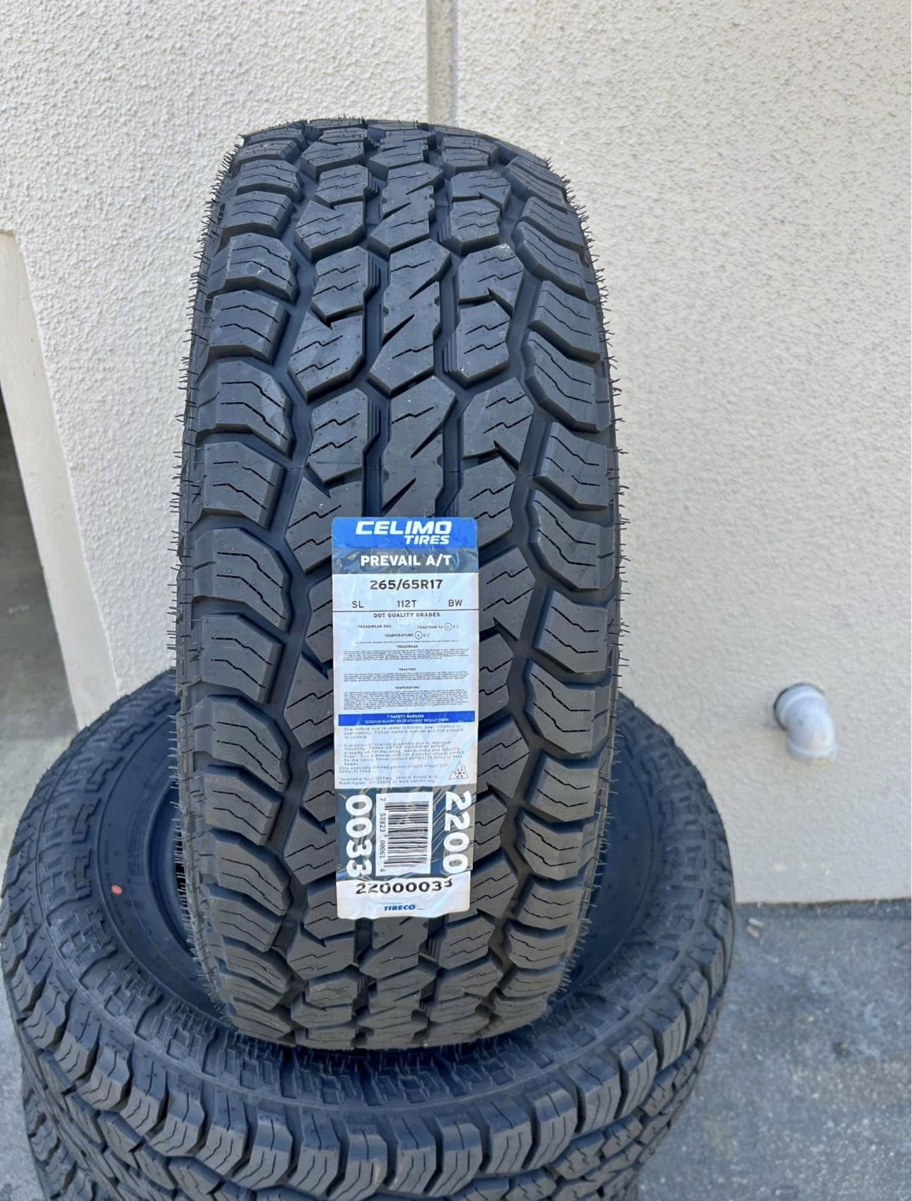 New Tires 265/65R17 Celimo Salient All Terrain Tires For Sale, FINANCE AVAILABLE