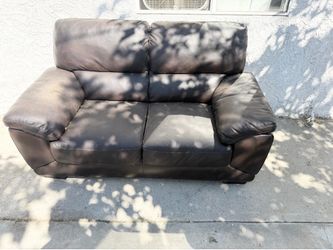 Leather couch