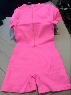 OQQ  zip romper tummy control
